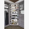 Master room closet customize design closet with 360 organizer Lazy lee's rotating shoes rack closet