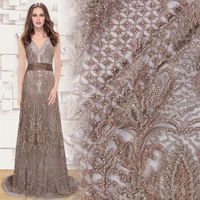 Bestway High Quality Handmade Embroidery Tulle Net Lace Fabric with Stones and Beads FL0475
Bestway High Quality Handmade Embroidery Tulle Net Lace Fabric with Stones and Beads FL0475