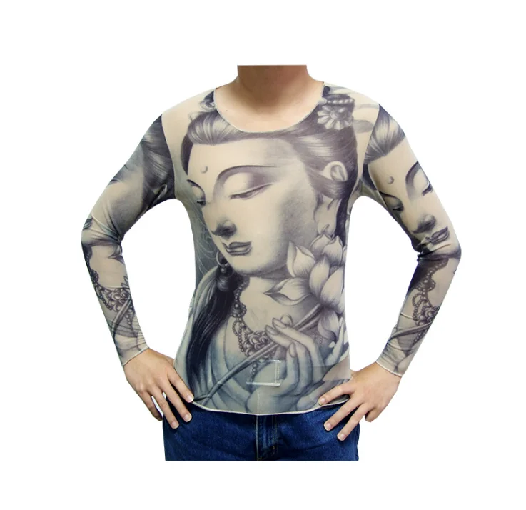 2019 New Customize Design Soft Breathable Elastic Tattoo T Shirts with Long Sleeves, Customized
2019 New Customize Design Soft Breathable Elastic Tattoo T Shirts with Long Sleeves, Customized