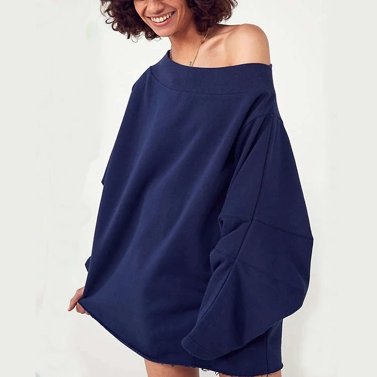 Woman Blouse Long Oversized Off-The-Shoulder Blouses With Lantern sleeves OEM Design, Customized
Woman Blouse Long Oversized Off-The-Shoulder Blouses With Lantern sleeves OEM Design, Customized