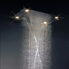 600*1200 mm 3 colors bathroom accessories LED color changing power shower heads