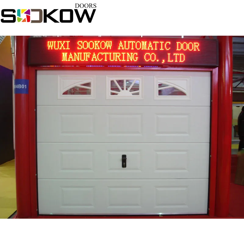 High Quality Remote Control Sectional Garage Door Wood Panels Sale