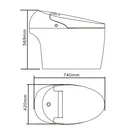 Ultra low water tank of smart toilet/Intelligent toilet,Not affected by water pressure