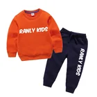 High quality long sleeve blank custom kids clothing sports wear RL190002