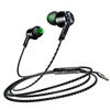 Hot selling metal earphone fashion headphones with 3.5mm connector microphone stereo bass for mobile/MP3/MP4