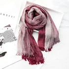 2020SS 100% Rayon Custom Color Unisex Women Men Scarf