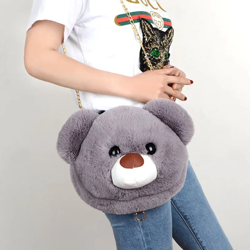 Factory direct sale new fashion women's cute bear shoulder bag wholesale custom fashion cartoon bear messenger bag handbag
Factory direct sale new fashion women's cute bear shoulder bag wholesale custom fashion cartoon bear messenger bag handbag