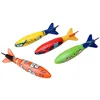 New fashion outdoor swimming pool throw deliver launch glide toy torpedoes 4 in 1 set summer play water dive toys