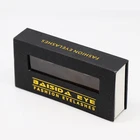 Wholesale luxury new design flat pack book shaped gift boxes with custom hot foil stamping logo