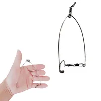 

Stainless Steel Automatic Fishing Hook Hook At Top Speed God Hook Anti-rust Automatic Fishing Accessories for Lazy Person