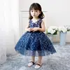 fashionable paillette little Princess girls party dress boutique top quality perfect newborn christening dress