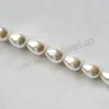 Natural Shell Beads White Pearl Bead Snap Button