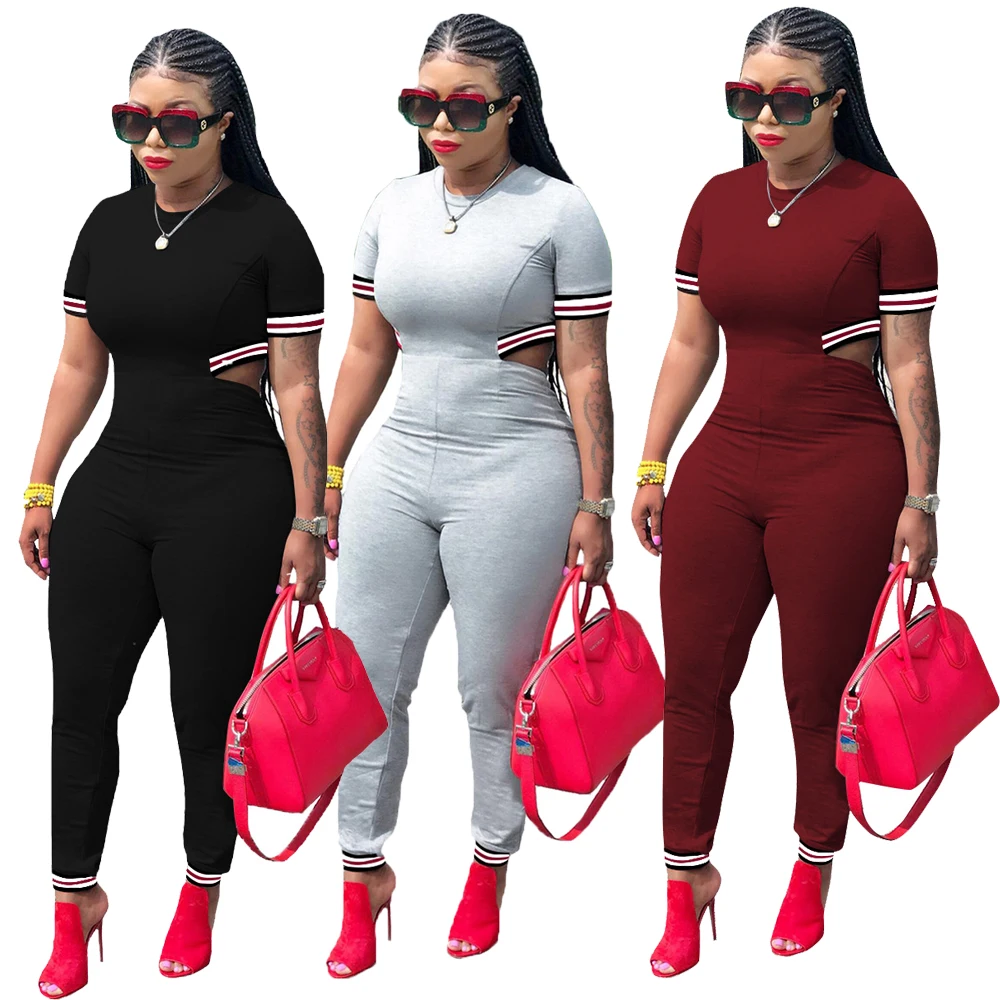 SAT3274H wholesale hollow out design short sleeve sexy women long bodycon plain jumpsuit, As photo showed
SAT3274H wholesale hollow out design short sleeve sexy women long bodycon plain jumpsuit, As photo showed