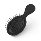 Wholesale cosmetic packaging kids mini wet nylon massage hair brush