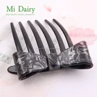 High Quality Chinese Factory Sale Marble Hair Comb Clips Accessories Women