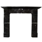 Wholesale Factory Price Indoor Black Marble Fireplace Mantel