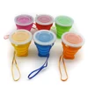 Best selling CE rohs approval portable travel camping drinking cup collapsible silicone cup