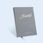 Custom Paper Printed Hard Cover Fabric memory books daily weekly diary notebooks