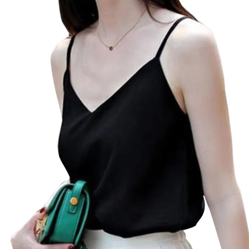 Women Summer Sleeveless Tank Sexy V-neck Cami Loose Casual Tops
Women Summer Sleeveless Tank Sexy V-neck Cami Loose Casual Tops