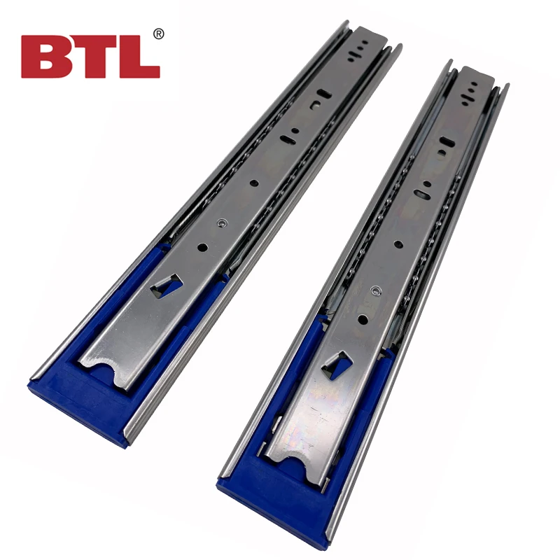 Btl 100lb Full Extension Ball Bearing Slide With Soft Close 3 Fold