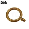 KYOK 2019 Polish Brass Chrome curtain Pole Rings With Plastic Or Iron Hoop Plexiglasswood Curtain Ringbamboo Curtain Ring