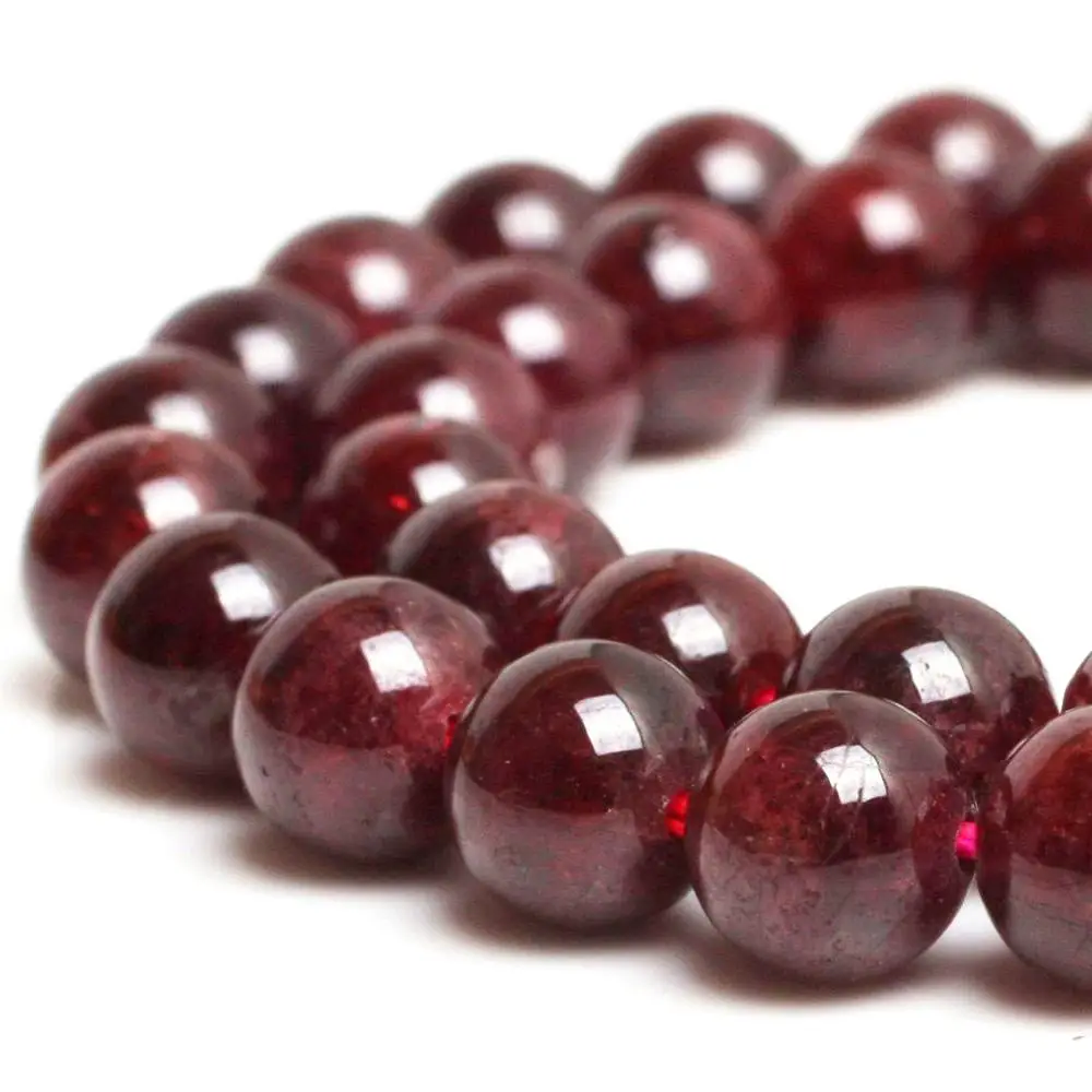 Natural Stone Beads Garnet Round Loose Beads for Jewelry Making DIY Bracelet Necklace
Natural Stone Beads Garnet Round Loose Beads for Jewelry Making DIY Bracelet Necklace