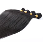Wholesale raw virgin straight brazilian human hair bundles remy 100% original cuticle aligned hair
