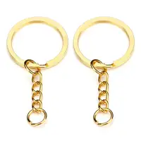 Free shipping 20pcs custom metal key chain rings with tail key chain for jewelry making
Free shipping 20pcs custom metal key chain rings with tail key chain for jewelry making