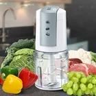 400W AC motor double blade chopper electric fruit juicer blender