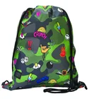 Unique Design Drawstring Bag for Kids Cartoon Printed Polyester Backpack