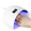 Manufacture Wholesale 24w Double Light Resources Fast Drying Led Nail Lamp Nail Polish Dryer Machine for Nail Art