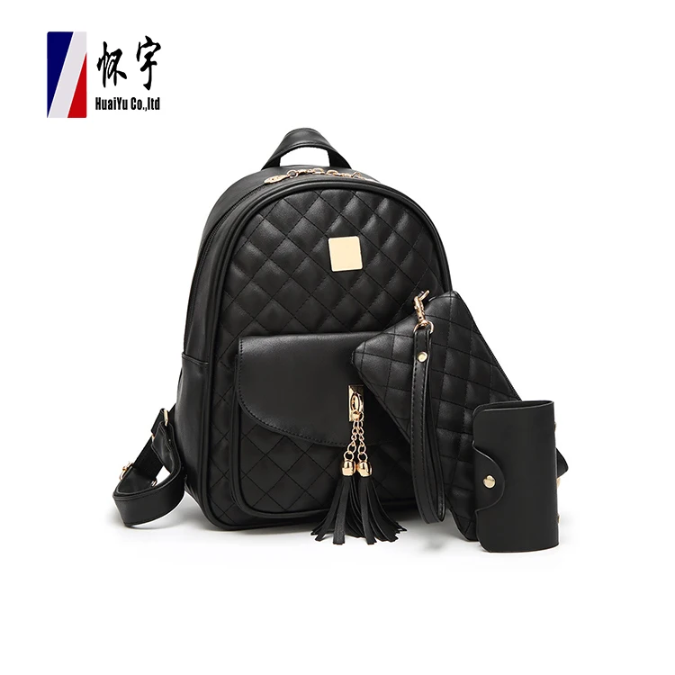 High Quality PU Leather Fashionable Mini Black Women School Backpack Bag with Tassels Decoration, Customized
High Quality PU Leather Fashionable Mini Black Women School Backpack Bag with Tassels Decoration, Customized