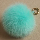 wholesale soft rabbit fur pom rex rabbit fur ball 8cm