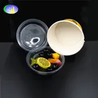 500ml paper bowl with inner plastic tray