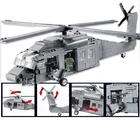 decool building bricks best selling plastic products 2114 UH-60 Black Hawk helicopter creative blocks toy for kids