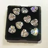 high polishing 8x8mm heart shape moissanite thailand diamond prices