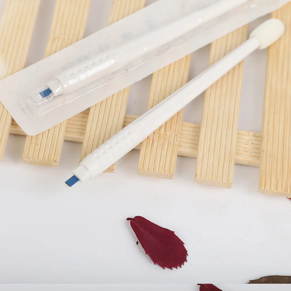 Lushcolor Nami 20U Blade 3D Eyebrow Microblading Pen Disposable Permanent Makeup Micro Blade Tools, White
Lushcolor Nami 20U Blade 3D Eyebrow Microblading Pen Disposable Permanent Makeup Micro Blade Tools, White