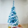 Wholesale blue Christmas snowflake cone outdoor pvc gift products lighted giant led mini artificial Christmas tree