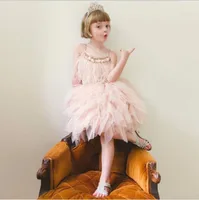 New trendy kids frock design girls dress ball gown feather performance clothes formal princess evening dress
New trendy kids frock design girls dress ball gown feather performance clothes formal princess evening dress