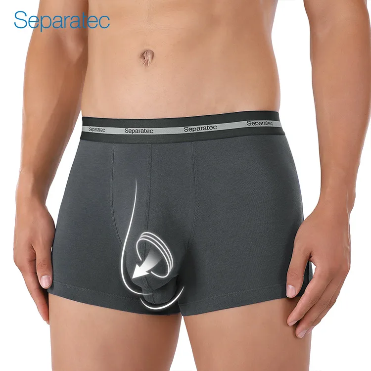 Separatec wholesale top quality black sport cotton clothing boxer briefs men underwear
Separatec wholesale top quality black sport cotton clothing boxer briefs men underwear