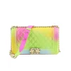 2019 fashion beach ladies summer jelly purse candy messenger crossbody hand bag cheap designer women pvc handbags