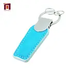 Brand Customization Digital Printing Removable Blank Keychain Leather