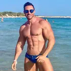 2019 OEM service manufacturer custom mens bikini hot sale triangle swimwear printed swim briefs