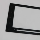 rectangular tempered clear float glass panel for LCD display screen with silk screen printing