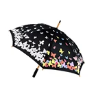 Factory direct sales hot creative color changing straight umbrella