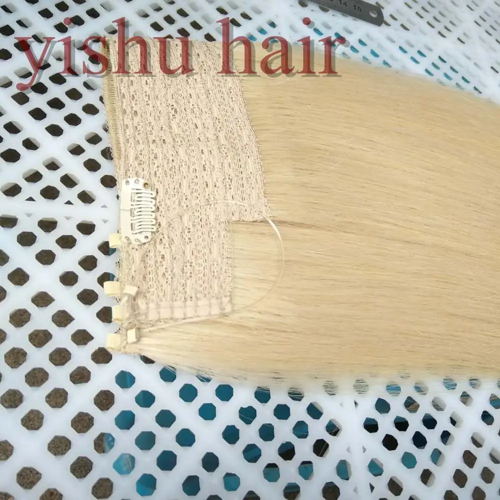 Top quality 100% virgin brazilian remy hair double drawn 1 piece clip in hair extension halo hair, Natural color #1b
Top quality 100% virgin brazilian remy hair double drawn 1 piece clip in hair extension halo hair, Natural color #1b