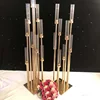 Weddings Tall Gold Candelabra Candle Holder Gold Metal Wedding Table Centerpiece Stands