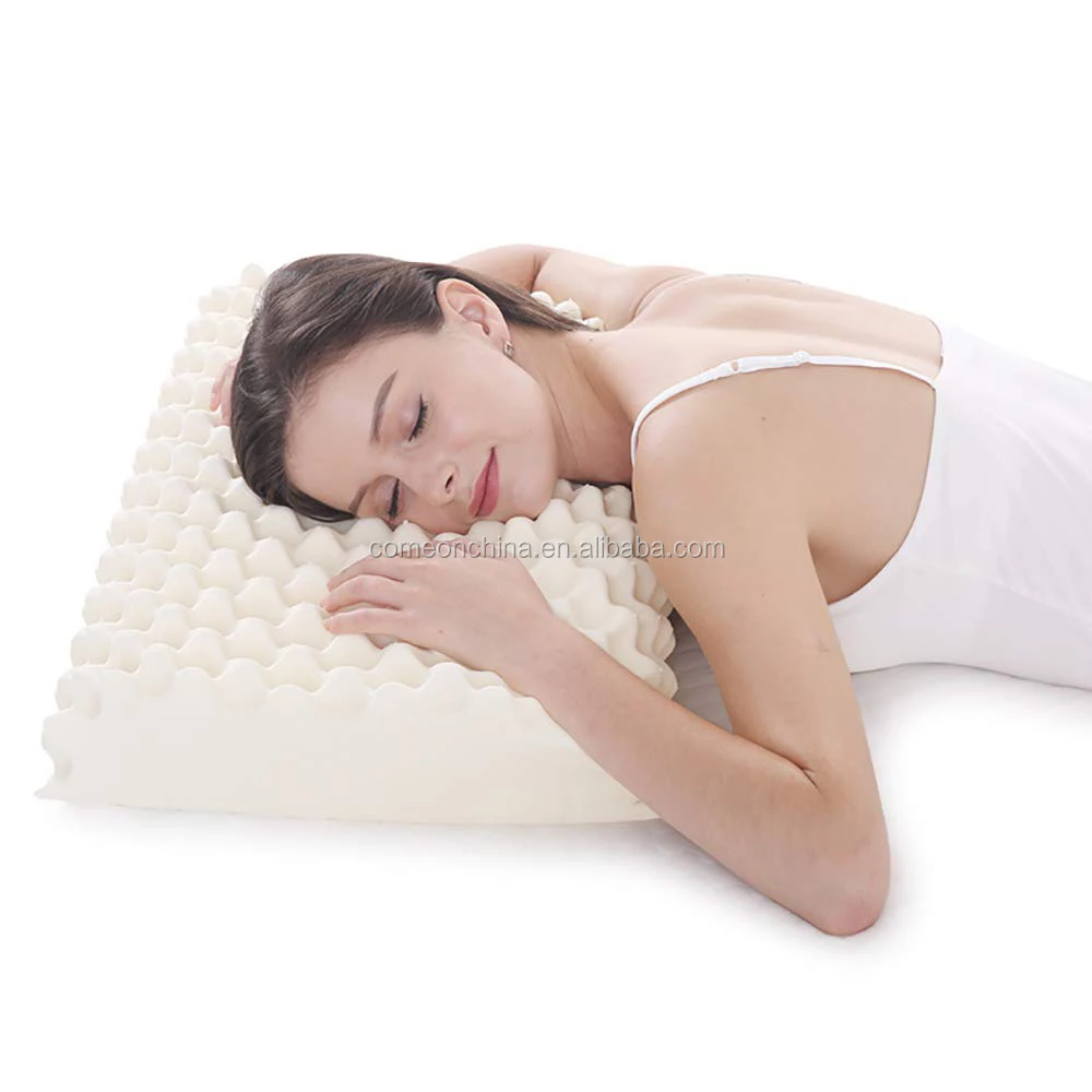 Orthopédique Massage pour Dormir Soulagement de La Douleur Du Cou oreiller en mousse de latex