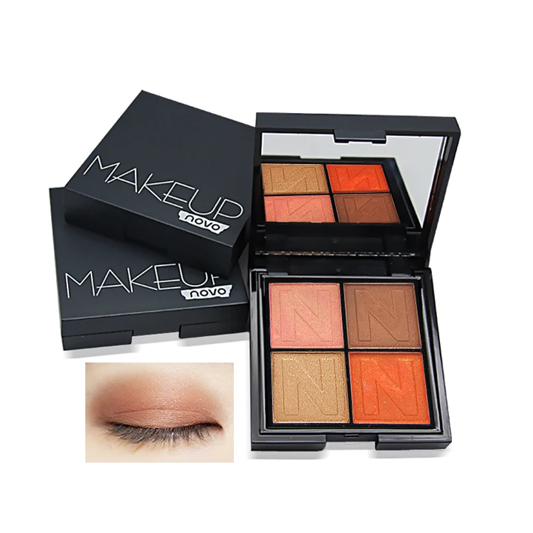 NOVO! Cosmetic matte pearlescent 4 color eyeshadow, professional makeup eye shadow palette, Multi-colored
NOVO! Cosmetic matte pearlescent 4 color eyeshadow, professional makeup eye shadow palette, Multi-colored