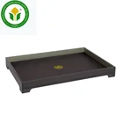 Hotel rectangle black acrylic products acrylic box acrylic drink serving tray